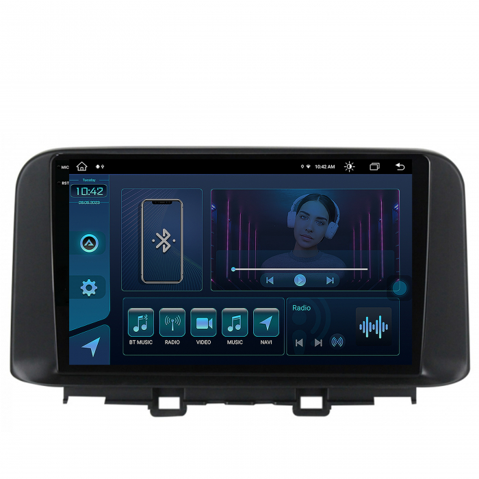 Carplay 2K Android 13 Hyundai Kona 8GB | AutoDrop.ro [2]