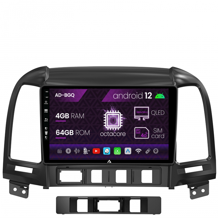 Android 12 Hyundai Santa FE QLED | AutoDrop.ro [2]