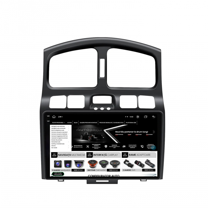 Navigatie Android 13 2K Hyundai Santa FE 8GB | AutoDrop.ro [7]