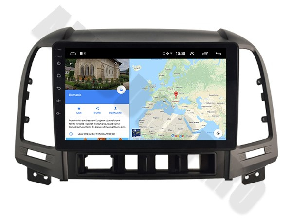 Navigatie Hyundai Santa Fe Android 1+16GB | AutoDrop.ro [13]