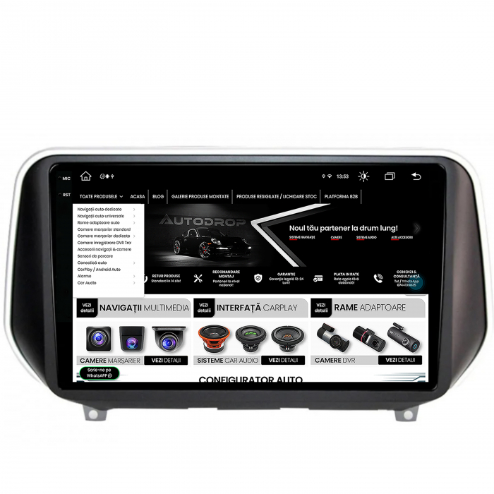 Android 13 Hyundai Santa Fe (2018+) 4GB | AutoDrop.ro [8]