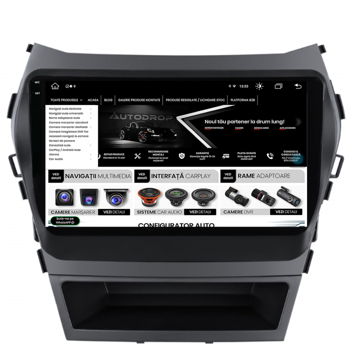 Navigatie Hyundai Santa FE 2K 2013-2017 4GB | AutoDrop.ro [11]