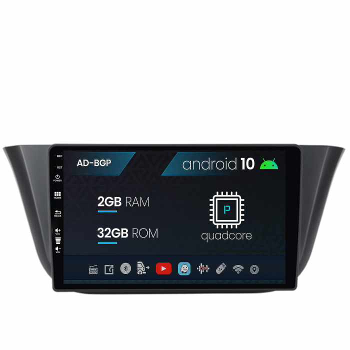 Navigatie iveco daily (2013+), android 10, p-quadcore 2gb ram + 32gb rom, 9 inch - ad-bgp9002+ad-bgrkit361