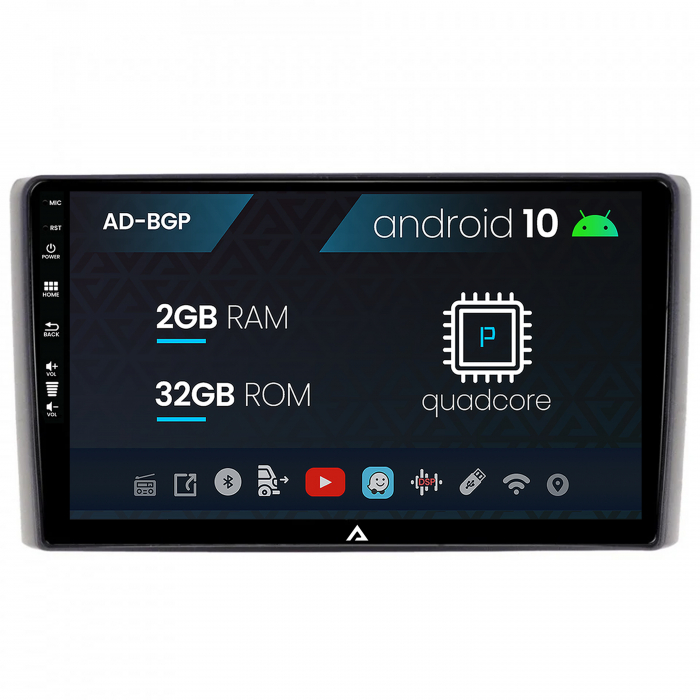 Navigatie iveco daily (2006-2014), android 10, p-quadcore 2gb ram + 32gb rom, 9 inch - ad-bgp9002+ad-bgrkit361v2