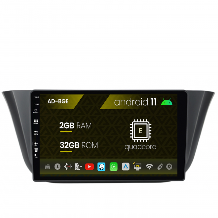 Navigatie iveco daily (2013+), android 11, e-quadcore 2gb ram + 32gb rom, 9 inch - ad-bge9002+ad-bgrkit361