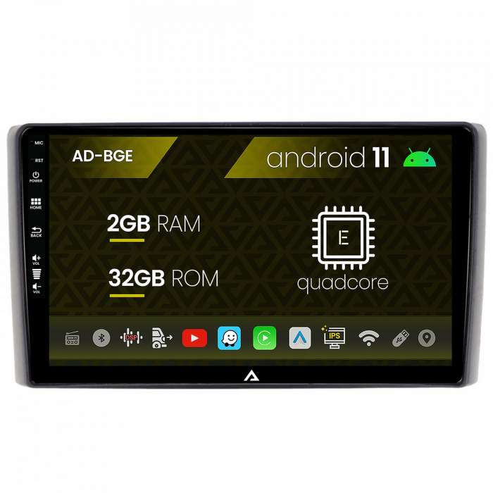 Navigatie iveco daily (2006-2014), android 11, e-quadcore 2gb ram + 32gb rom, 9 inch - ad-bge9002+ad-bgrkit361v2