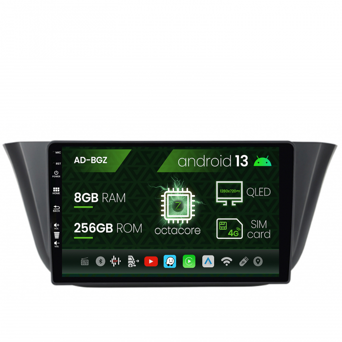 Navigatie Iveco Daily (2013+), Android 13, Z-Octacore 8GB RAM + 256GB ROM, 9 Inch - AD-BGZ9008+AD-BGRKIT361