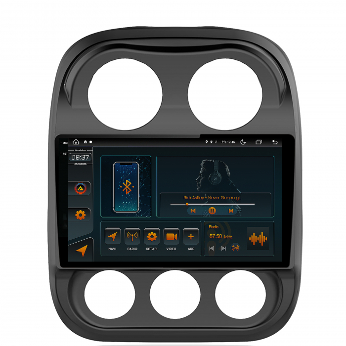 Navigatie 2K Android Jeep Compass 2009+ 4GB | AutoDrop.ro [2]