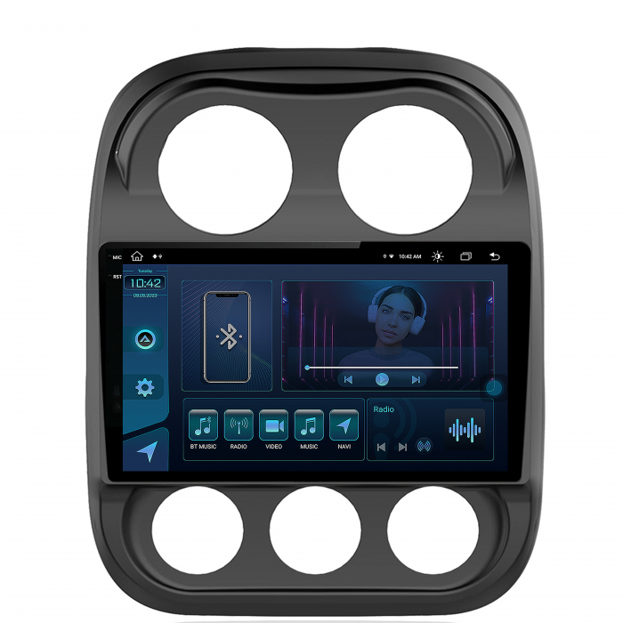 Navigatie 2K Android Jeep Compass 2009+ 8GB | AutoDrop.ro [2]