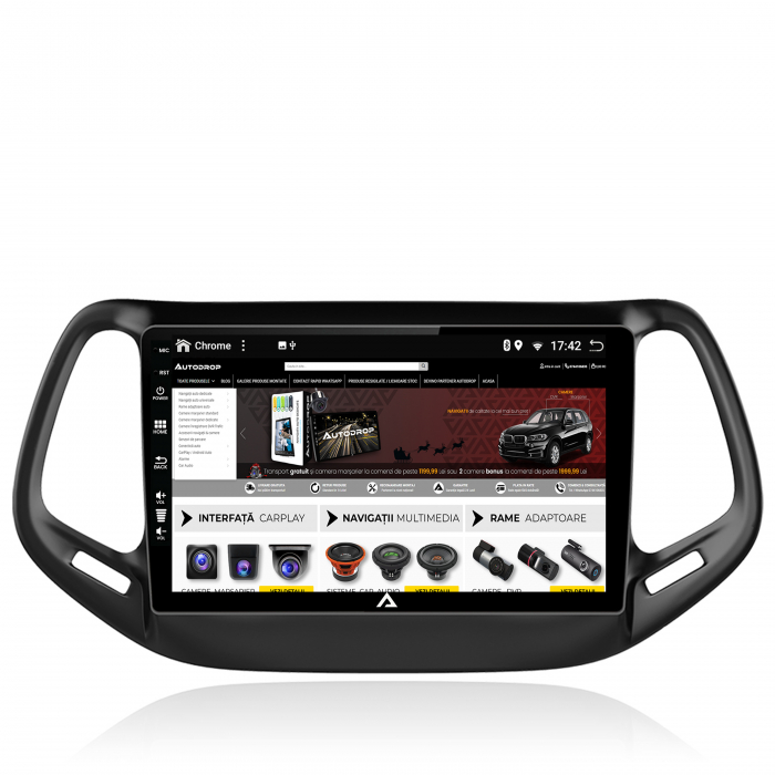 QLED Android Jeep Compass 2016+ 4GB | AutoDrop.ro [10]