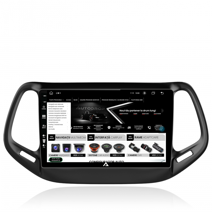 Navigatie Android Jeep Compass 2016+ 8GB | AutoDrop.ro [6]