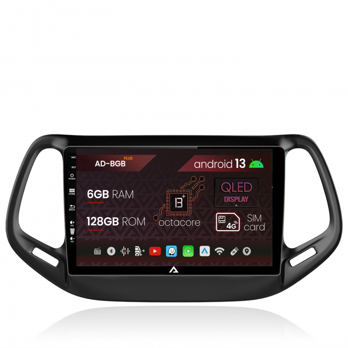 Navigatie Android Jeep Compass 2016+ 6GB | AutoDrop.ro [1]