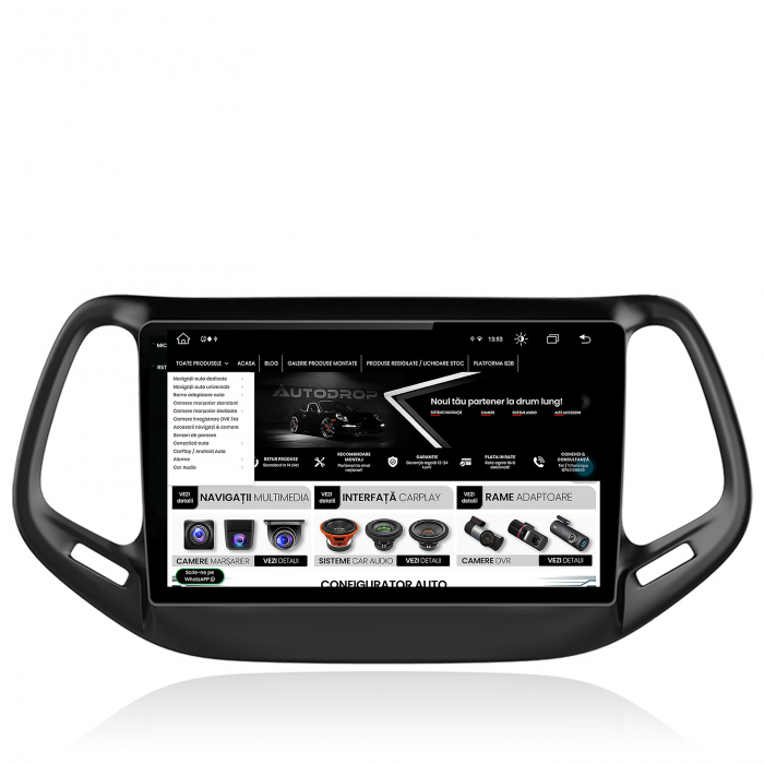 Navigatie 2K Android Jeep Compass 2016+ 8GB | AutoDrop.ro [13]