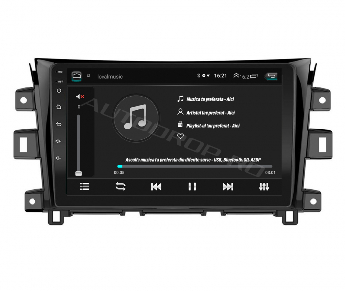 Navigatie Android Nissan Navara 2015+ | AutoDrop.ro [8]