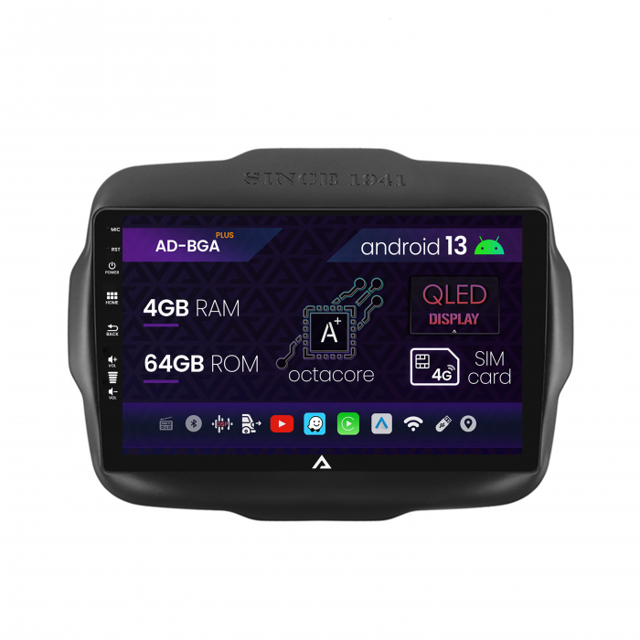 Navigatie Android Jeep Renegade 2014-2018 4GB | AutoDrop.ro [1]