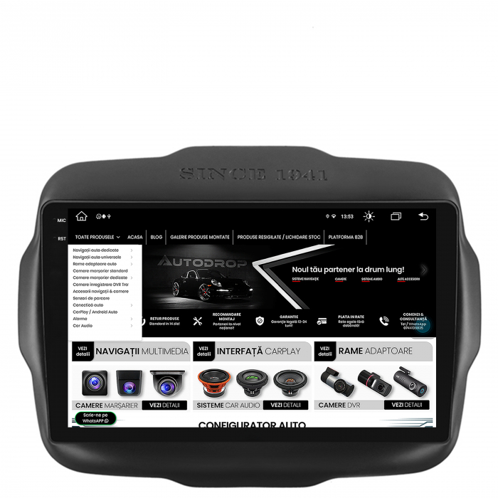 Navigatie 2K Android Jeep Renegade 2014-2018 4GB | AutoDrop.ro [10]