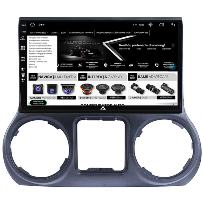 Navigatie Android Jeep Wrangler JK 4GB | AutoDrop.ro [4]
