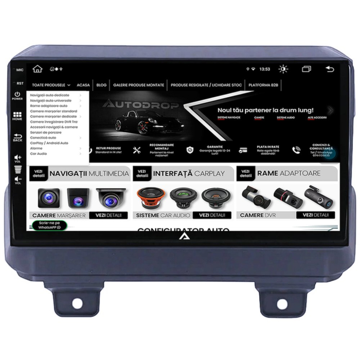 Navigatie Android Jeep Wrangler JL 4GB | AutoDrop.ro [4]