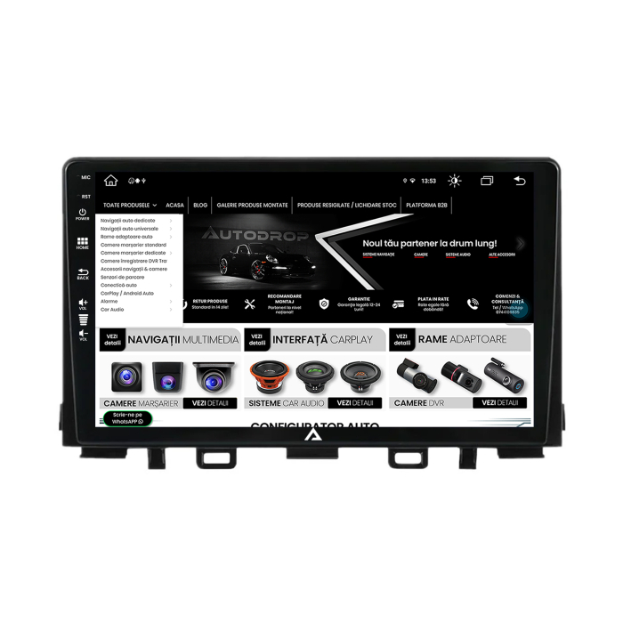 Navigatie Android Kia Rio 2017-2024 8+256GB | AutoDrop.ro [4]