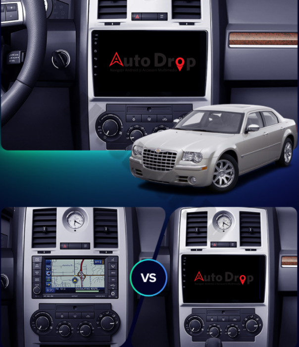 QLED Android Chrystler 300C 4+64GB | AutoDrop.ro [12]