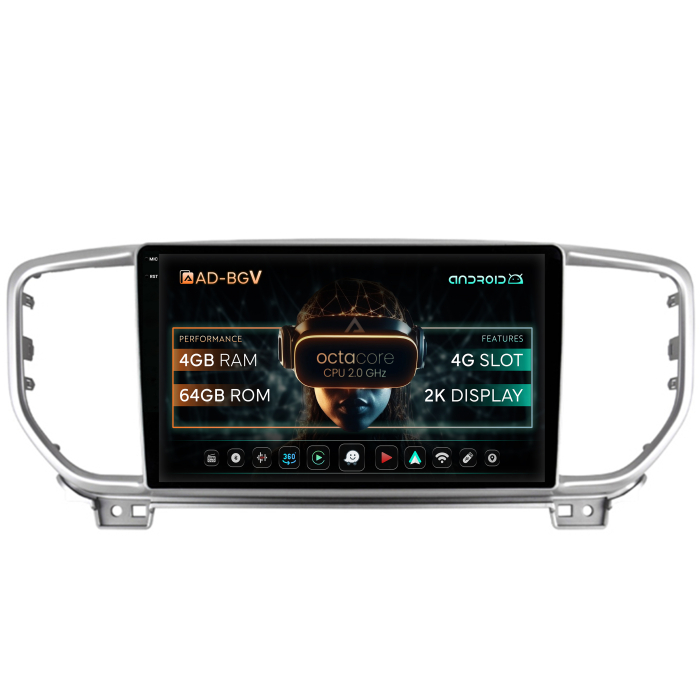 Navigatie 2K Android Kia Sportage 2018+ 4GB | AutoDrop.ro [1]