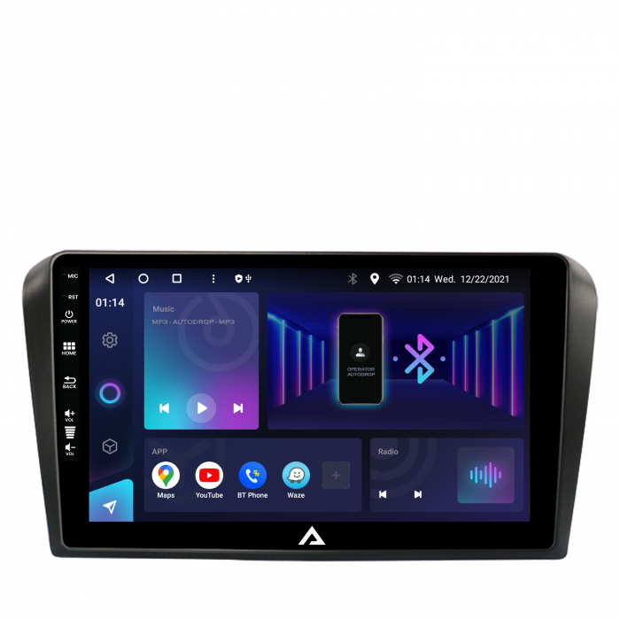 Navigatie Android 12 Mazda 3 03-09 QLED | AutoDrop.ro [3]