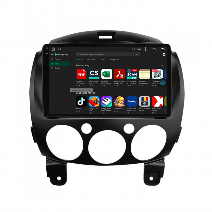 Navigatie 2K Android 13 Mazda 2 (2007-2014) 4+64GB | AutoDrop.ro [9]