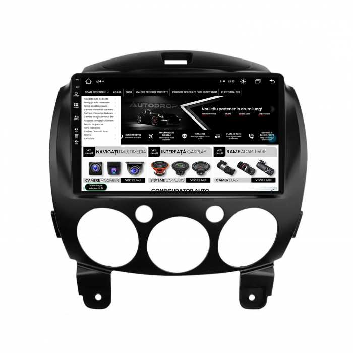 Navigatie Android 13 Mazda 2 (2007-2014) 8+256GB | AutoDrop.ro [3]
