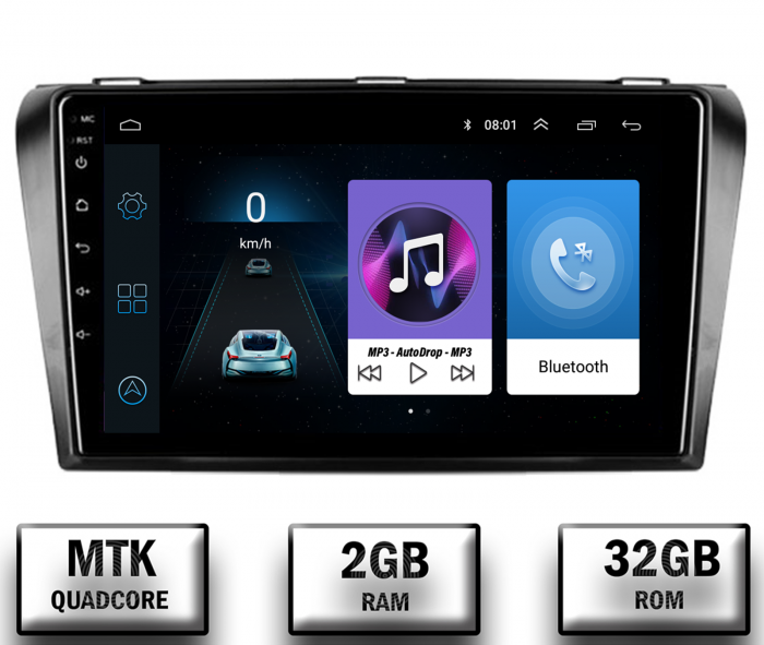 Navigatie Android Mazda 3 2+32GB | AutoDrop.ro [1]