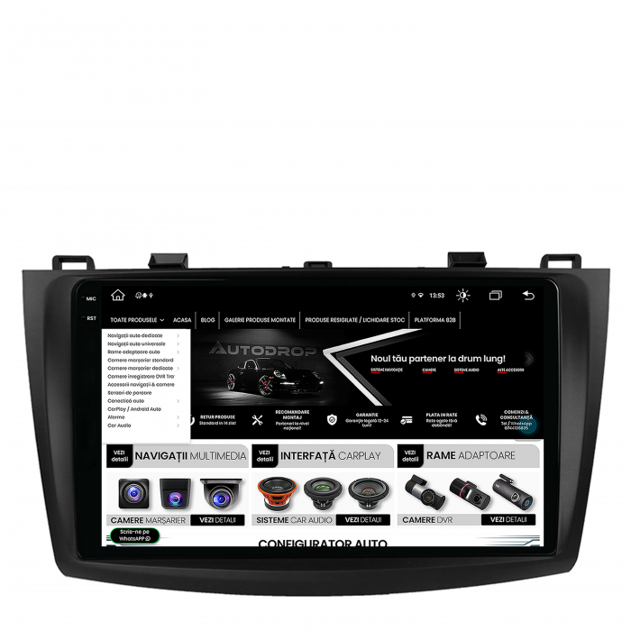 Navigatie 2K Android 13 Mazda 3 09-13 8GB | AutoDrop.ro [11]