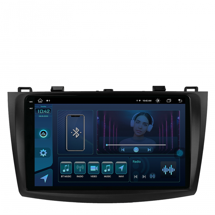 Navigatie 2K Android 13 Mazda 3 09-13 8GB | AutoDrop.ro [3]