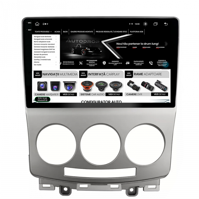 Navigatie 2K Android 13 Mazda 5 4+64GB | AutoDrop.ro [11]