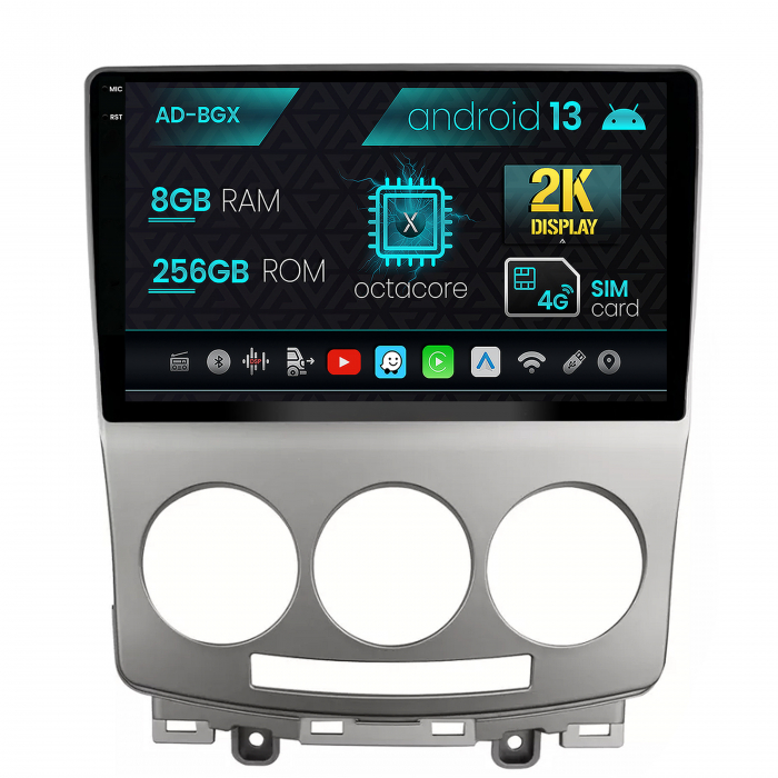 Navigatie 2K Android 13 Mazda 5 8+256GB | AutoDrop.ro [2]