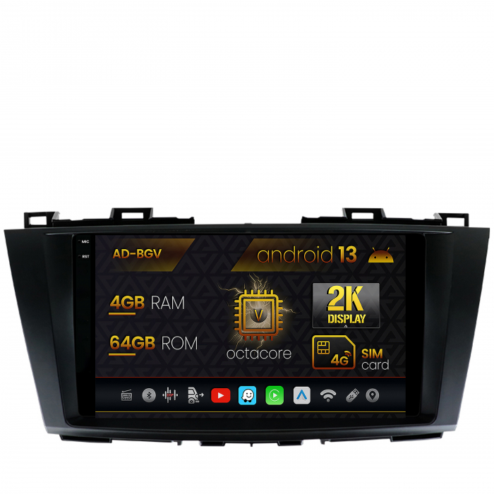 Navigatie 2K Android Mazda 5 2010-2015 4GB | AutoDrop.ro [1]