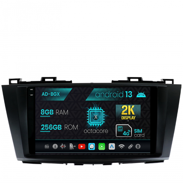 Navigatie 2K Android Mazda 5 2010-2015 8GB | AutoDrop.ro [2]