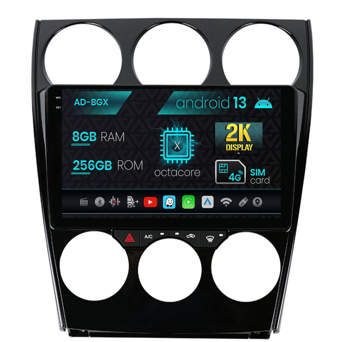 Navigatie 2K Android 13 Mazda 6 8+256GB | AutoDrop.ro [2]