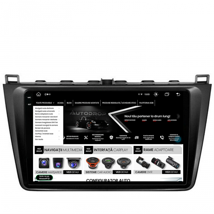 Navigatie 2K Mazda 6 08-13 Android 4+64GB | AutoDrop.ro [12]