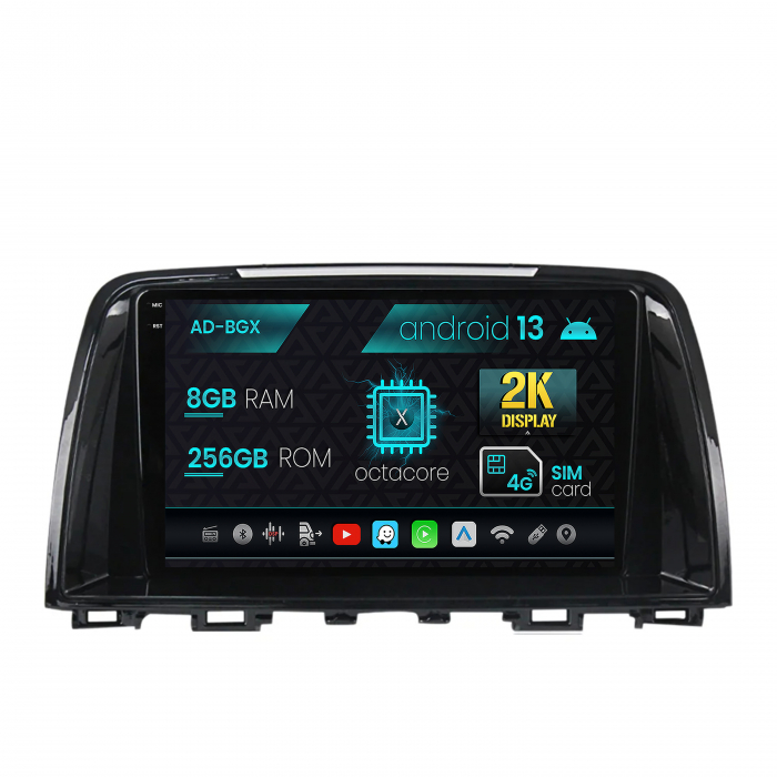 Navigatie Mazda 6 (2013-2015) cu Android 8+256GB | AutoDrop.ro [2]