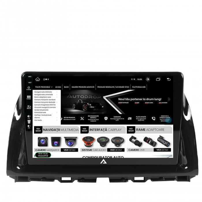 Navigatie Android Mazda CX-5 2012-2015 8GB | AutoDrop.ro [4]