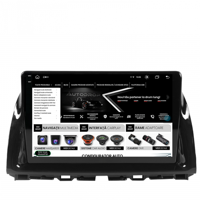 Navigatie 2K Android Mazda CX-5 2012-2015 8GB | AutoDrop.ro [9]