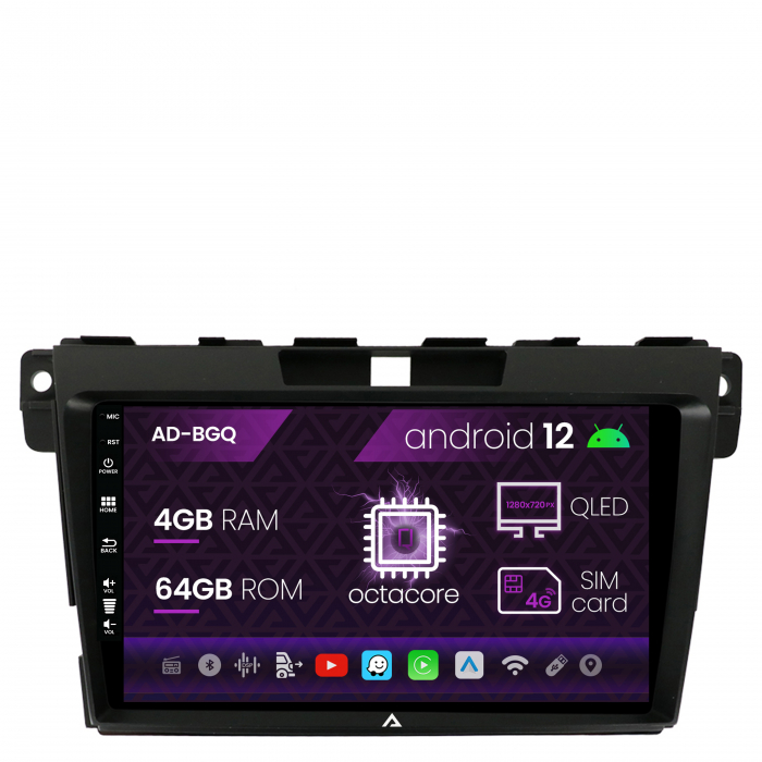 Navigatie Android 12 Mazda CX-7 9" QLED | AutoDrop.ro [2]