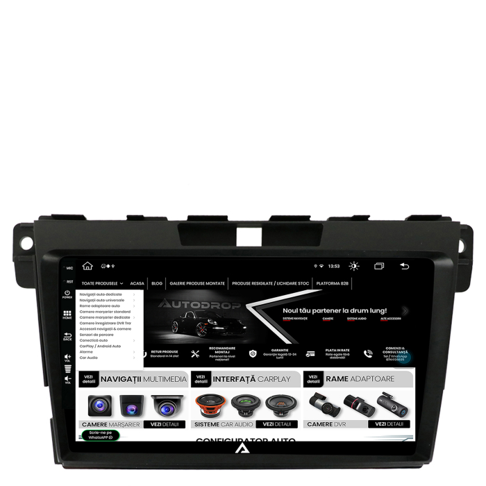 Navigatie Android Mazda CX-7 9" 8+256GB | AutoDrop.ro [4]