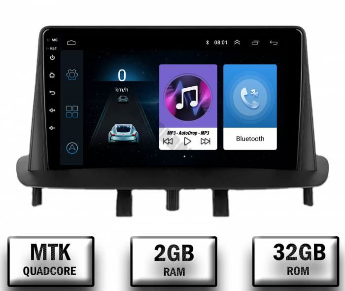 Navigatie Android Renault Megane 3 2GB | AutoDrop.ro [1]