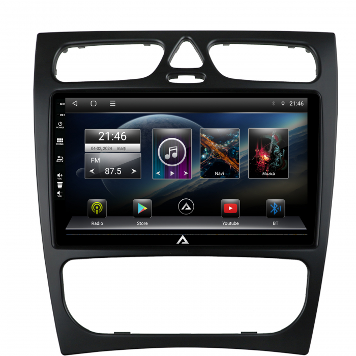 Carplay Android 12 Mercedes W203, CLK 2GB | AutoDrop.ro [2]