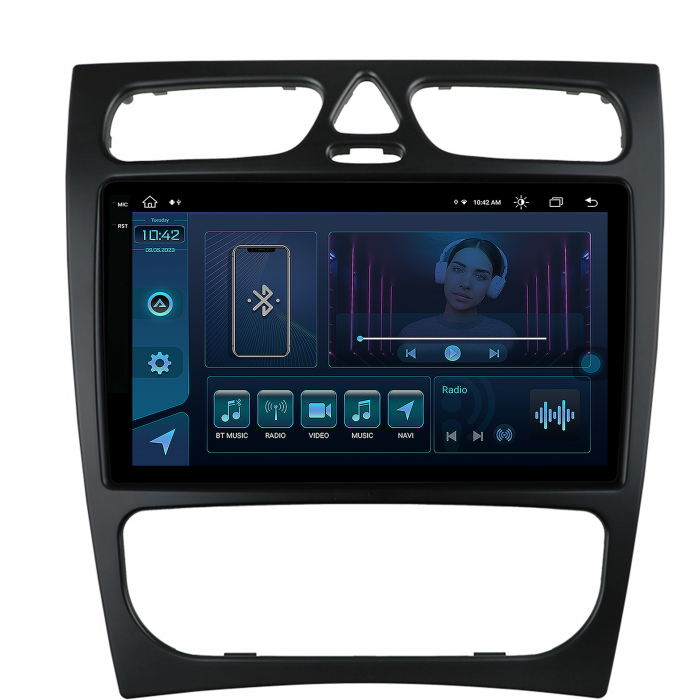 Navigatie Android 2K 13 Mercedes W203, CLK 8GB | AutoDrop.ro [2]