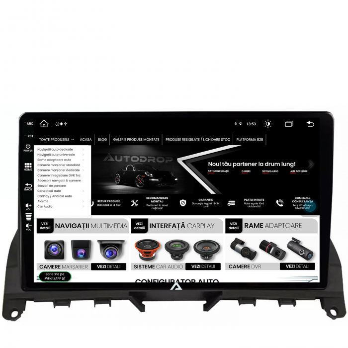 Navigatie Mercedes Benz C-Class W204 8GB | AutoDrop.ro [4]
