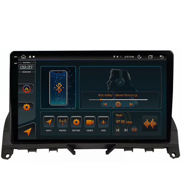 Navigatie 2K Mercedes Benz C-Class W204 4GB | AutoDrop.ro [2]