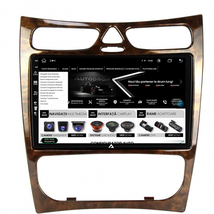 Navigatie Android 13 Mercedes CLK 8GB | AutoDrop.ro [4]