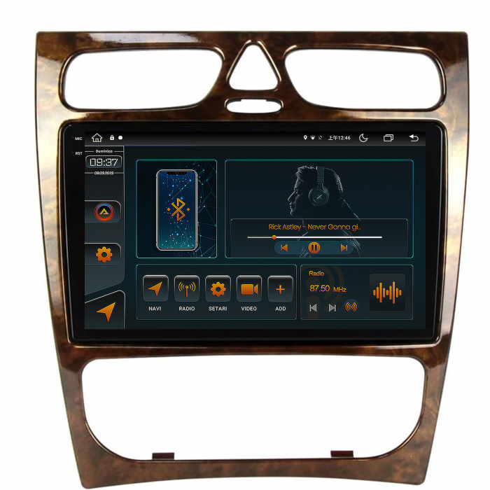 Navigatie Android 2K Benz C Class (W203) (2002-2004), 4+64GB | AutoDrop.ro [2]