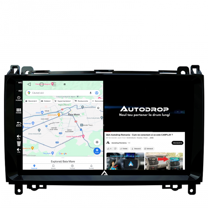 Navigatie Android Sprinter, Crafter 2+32GB | AutoDrop.ro [10]